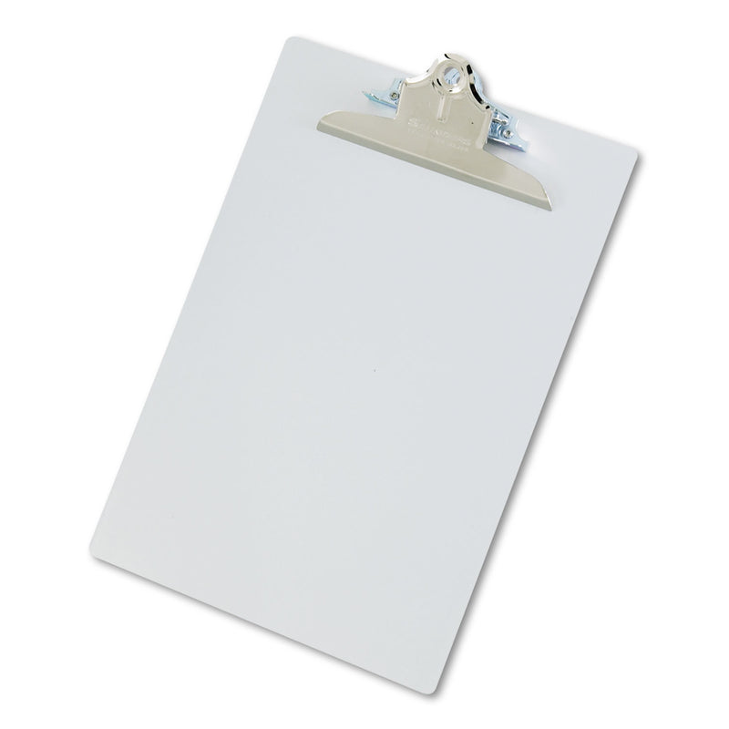 Saunders Recycled Aluminum Clipboard with High-Capacity Clip, 1" Clip Capacity, Holds 8.5 x 11 Sheets, Silver