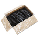 Dart Guildware Heavyweight Plastic Knives, Black, 1000/Carton