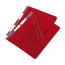 ACCO PRESSTEX Covers with Storage Hooks, 2 Posts, 6" Capacity, 12 x 8.5, Executive Red