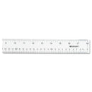 Westcott Clear Flexible Acrylic Ruler, Standard/Metric, 18" Long, Clear