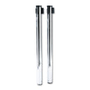 Tatco Adjusta-Tape Crowd Control Stanchion Posts Only, Polished Aluminum, 40" High, Silver, 2/Box