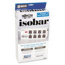Tripp Lite Isobar Surge Protector, 8 AC Outlets, 12 ft Cord, 3,840 J, Light Gray