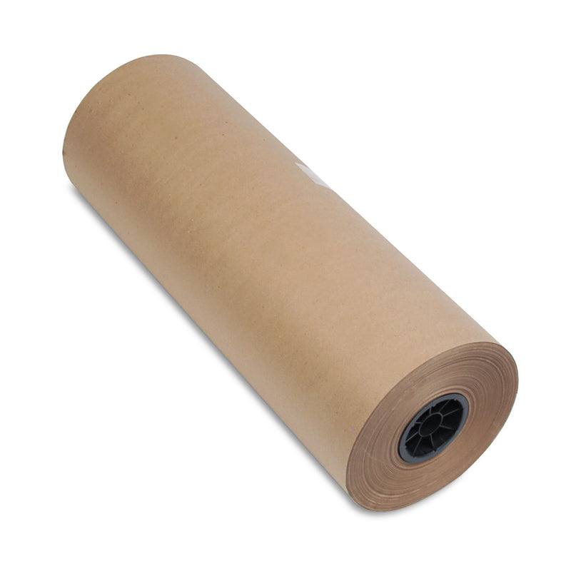 Universal High-Volume Mediumweight Wrapping Paper Roll, 40 lb Wrapping Weight Stock, 24" x 900 ft, Brown