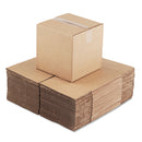 Universal Cubed Fixed-Depth Corrugated Shipping Boxes, Regular Slotted Container (RSC), Large, 10" x 10" x 10", Brown Kraft, 25/Bundle