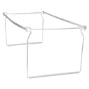 Universal Screw-Together Hanging Folder Frame, Letter Size, 23" to 26.77" Long, Silver