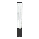 Acroprint Time Card Rack, 25 Pockets, Plastic, Black