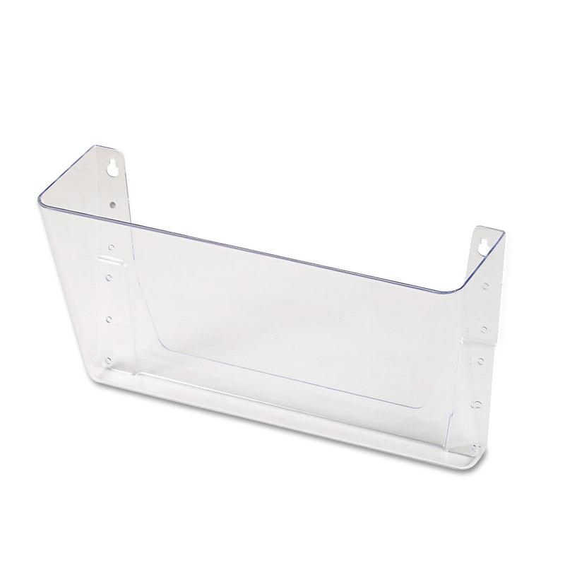 Universal Wall Files, Letter Size, 13" x 4" x 7", Clear