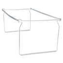 Universal Screw-Together Hanging Folder Frame, Letter Size, 23" to 26.77" Long, Silver, 6/Box