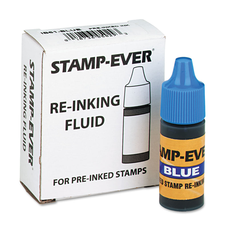 Trodat Refill Ink for Clik! and Universal Stamps, 7 mL Bottle, Blue
