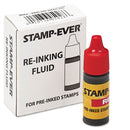 Trodat Refill Ink for Clik! and Universal Stamps, 7 mL Bottle, Red